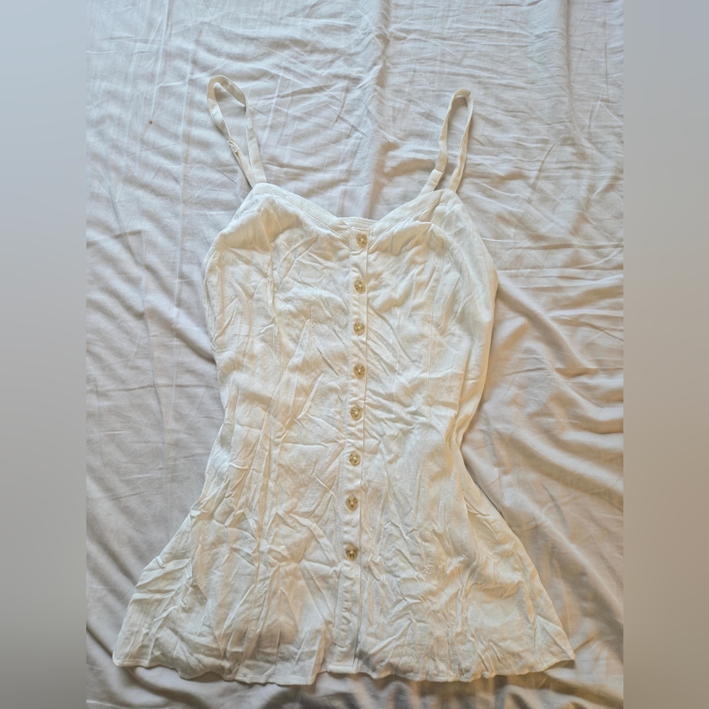 Torrid Cream Button-Down Top